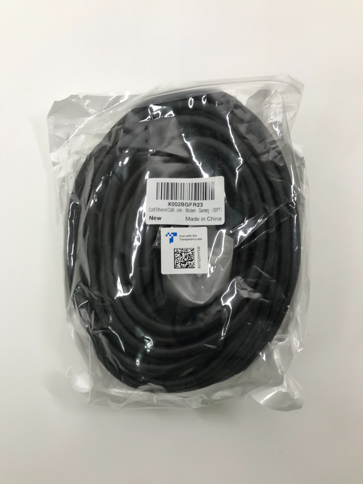 Cat 8 Ethernet Cable 50 ft Shielded Weatherproof Heavy Duty High Speed 40Gbps