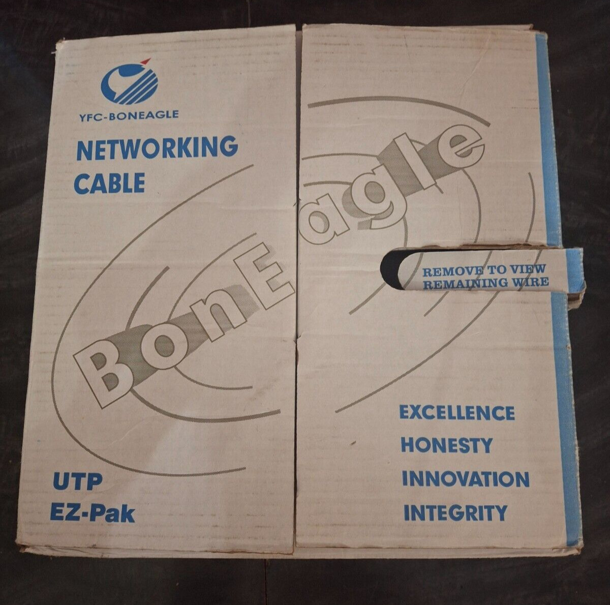 YFC-Boneagle CAT 5E Networking Cable UTP Solid 24AWG 750 FT *READ*