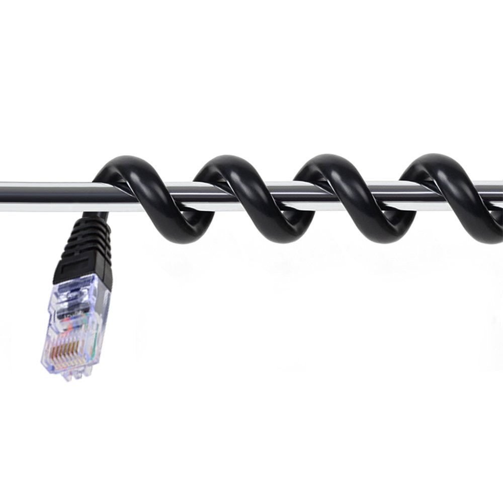LFHUKEJI RJ45 to RS232, DB9 9-Pin Serial Port Female 4.9FT, Black