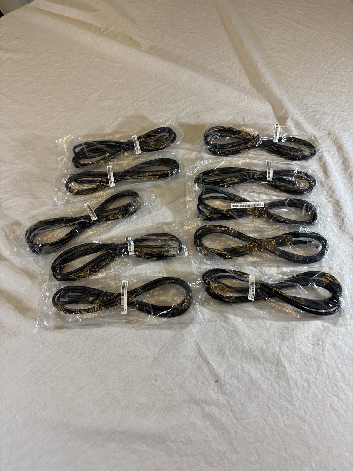 Lot of 10 CAT5e Ethernet Patch Cables 6 Ft Evernew TIA/EIA-568-B.2