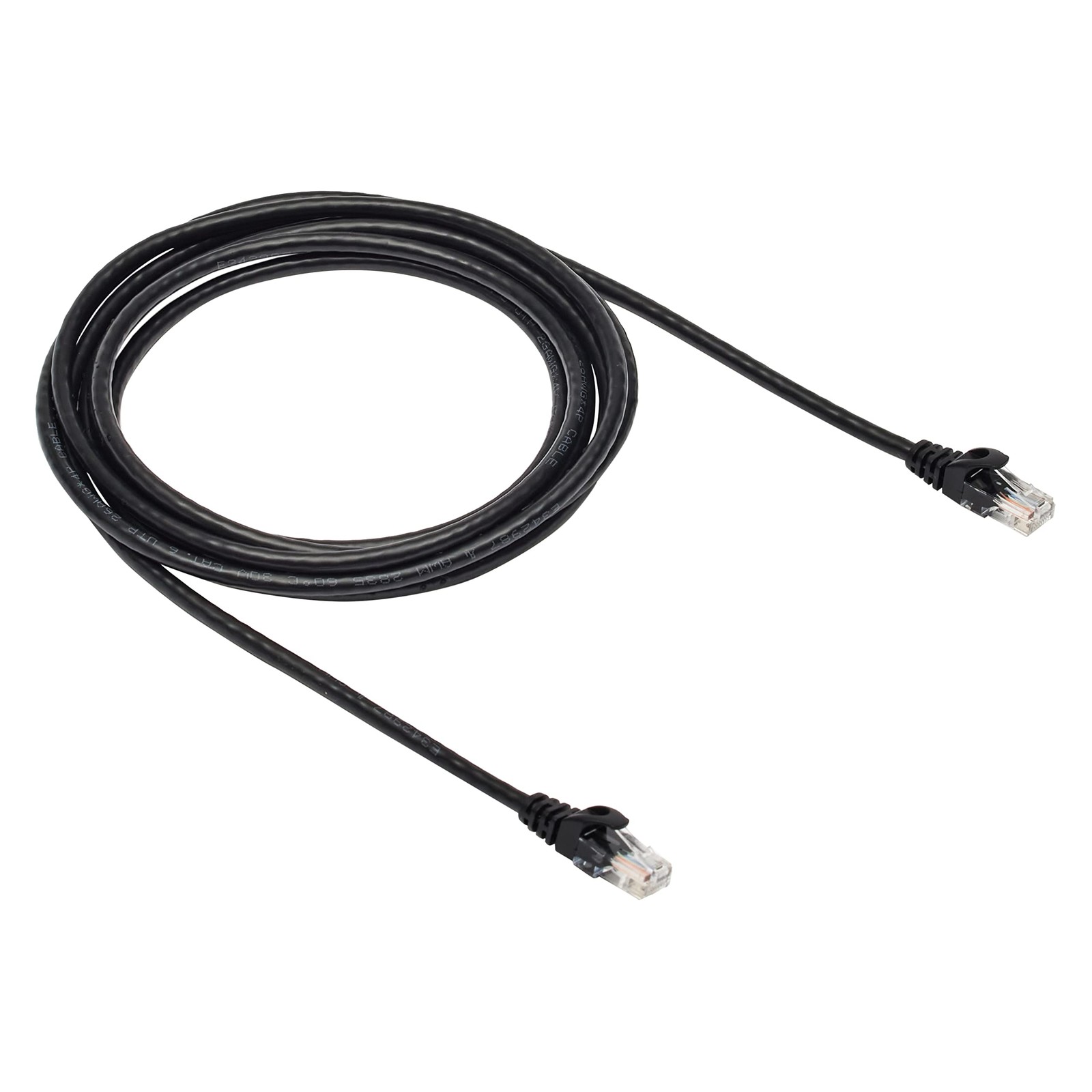 Amazon Basics RJ45 Cat 6 Ethernet Patch Cable, 10Gbps 10 Feet, Black
