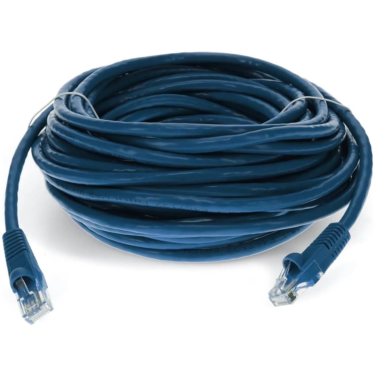 2 Pack AddOn 15ft RJ-45 Male to RJ-45 Male Straight Blue Cat6 UTP PVC Patch