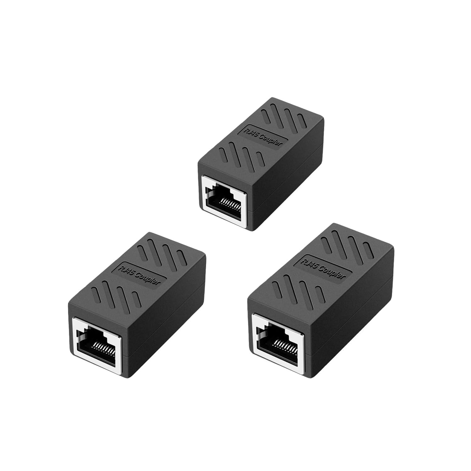 RJ45 Coupler,Ethernet Coupler,Cat6 Coupler 3 Pack in Line Coupler for Cat8/Cat7/
