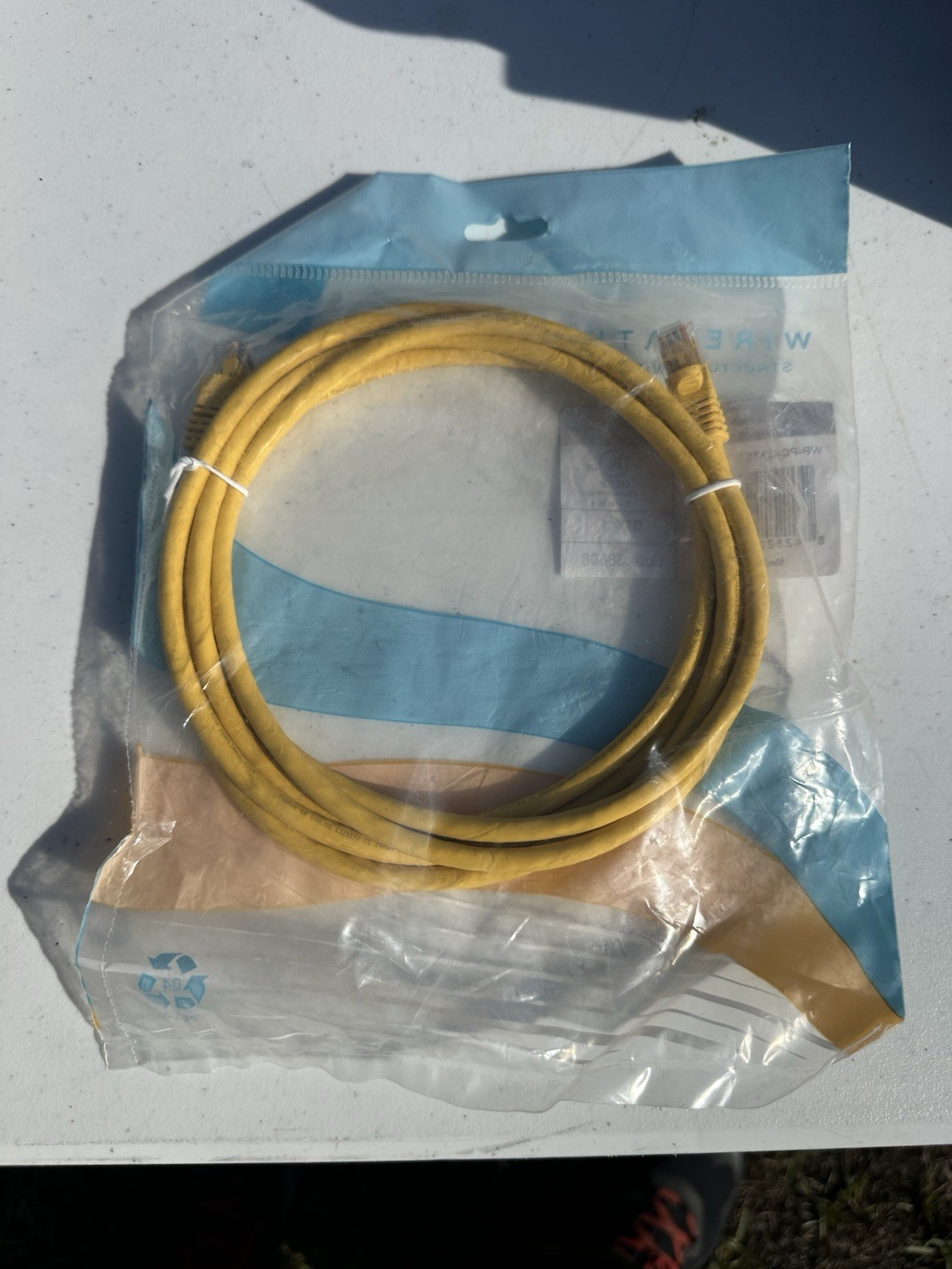 Lot of 16 WIREPATH CAT6 7ft Ethernet Patch Cables Yelllow WP-PC-CAT6-7FT-YLW
