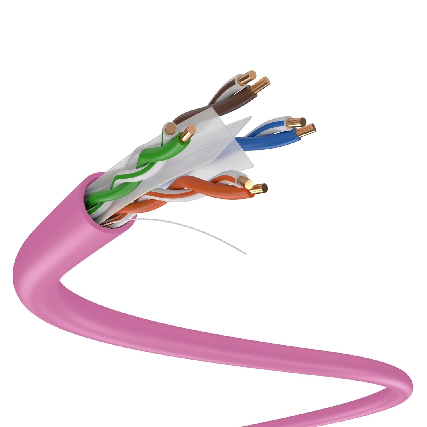 Dripstone – 500ft-1000ft CAT6 CCA ETHERNET CABLE UTP 23AWG 550MHZ BULK WIRE