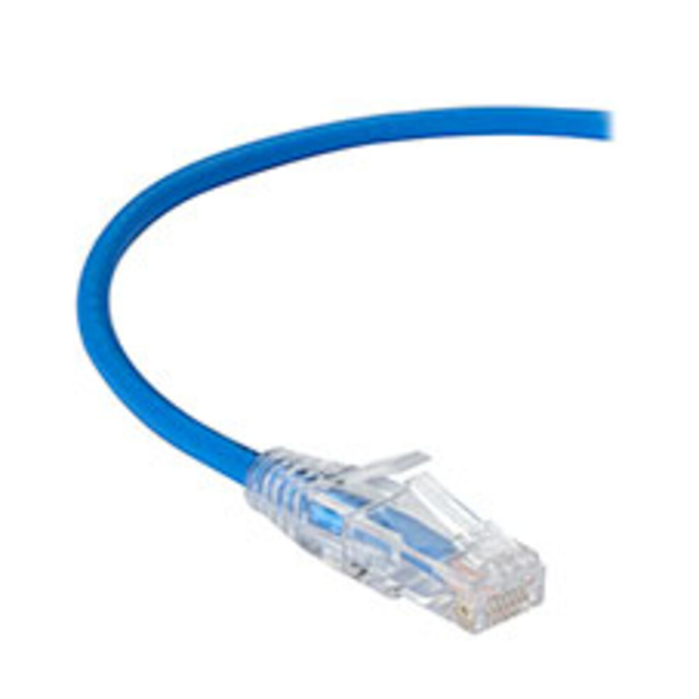 Black Box C6Apc28-Bl-01 Cat6A 500-Mhz Snagless 28Awg Stranded Ethernet Patch