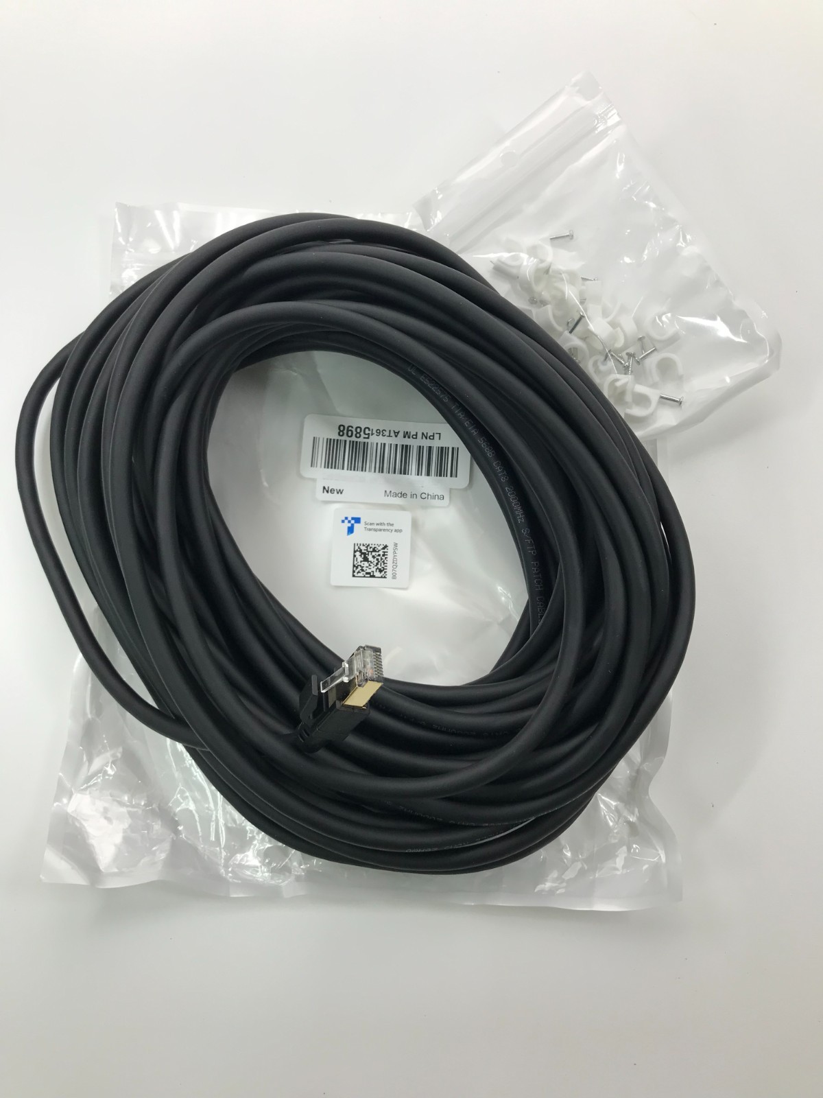 Cat 8 Ethernet Cable 50 ft Shielded Weatherproof Heavy Duty High Speed 40Gbps