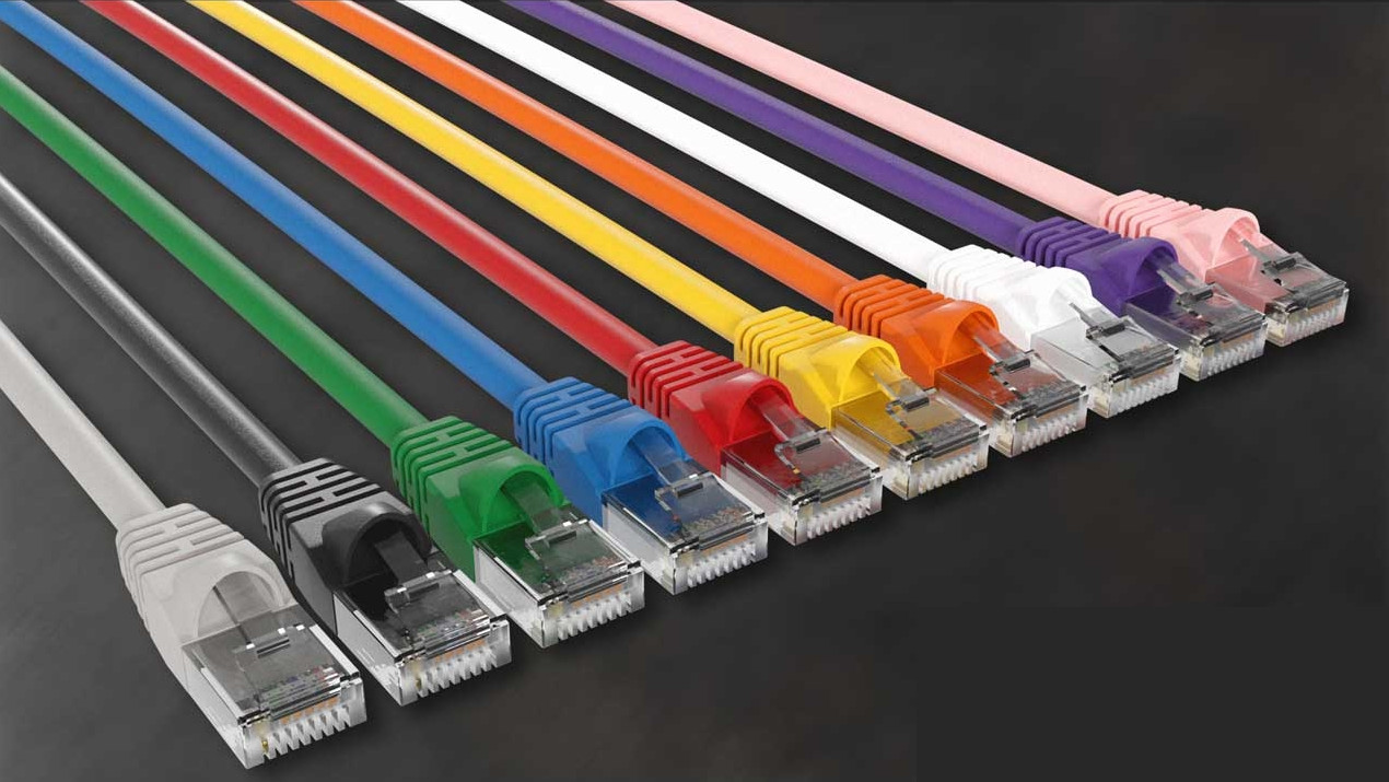 Cat6 550MHz copper patch cable booted 1ft 2ft 3ft 5ft 6ft 7ft 10ft Lot of 1,5,10