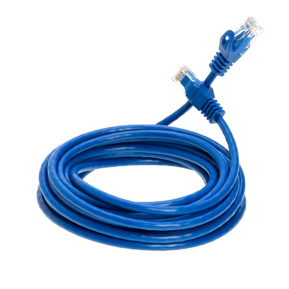CAT6 Blue Ethernet Patch Cord LAN Network Cable RJ45 1.5FT- 20FT Multi-Pack LOT