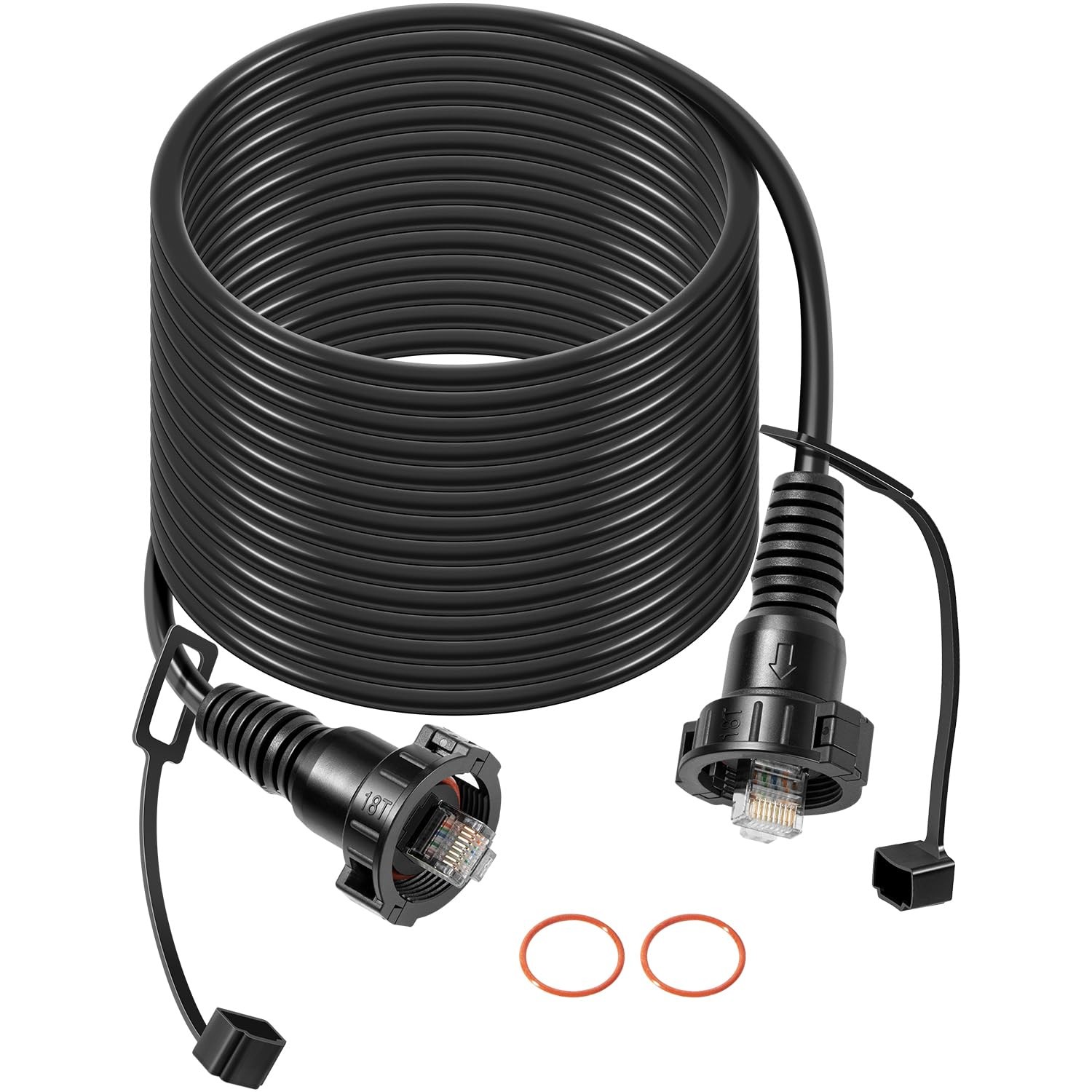 20 Feet Marine Network Cable 010-11425-10 for Garmin RJ-45, GPSMAP, ECHOMAP Plus