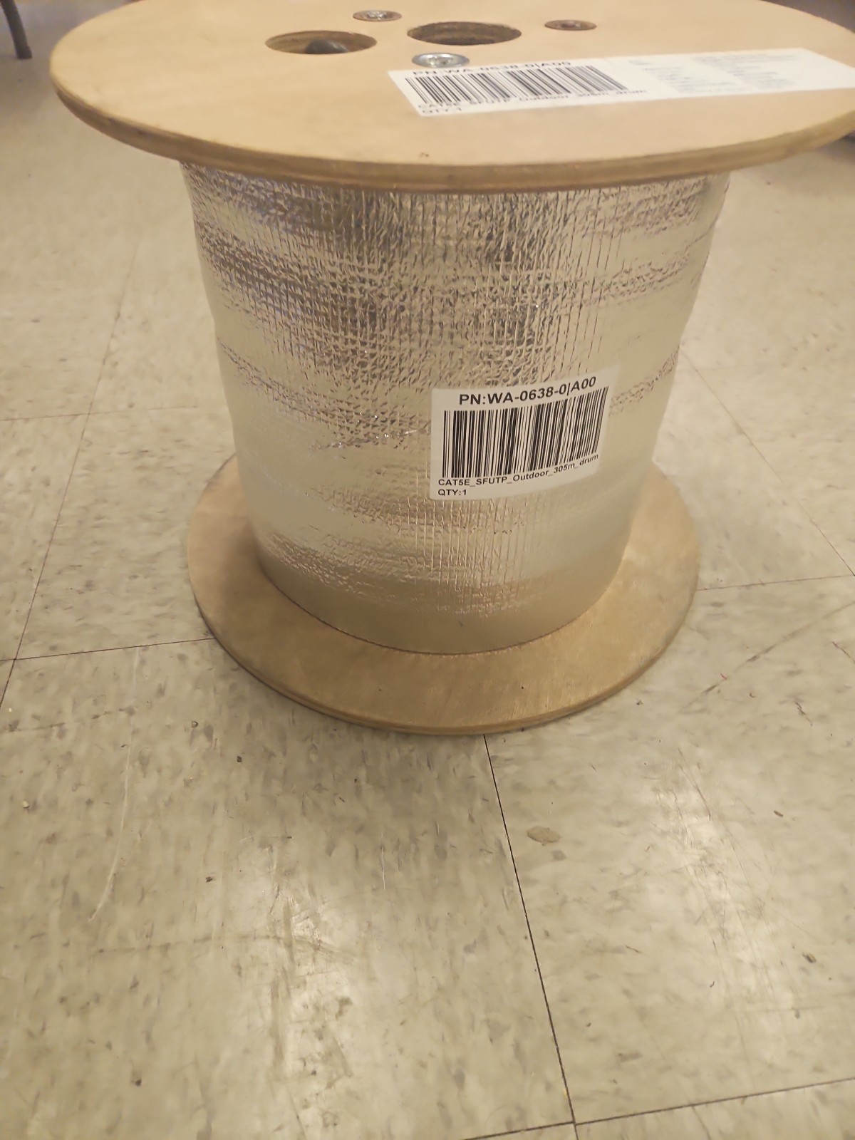CAT5E CABLE 1000 FT Spool Indoor Outdoor