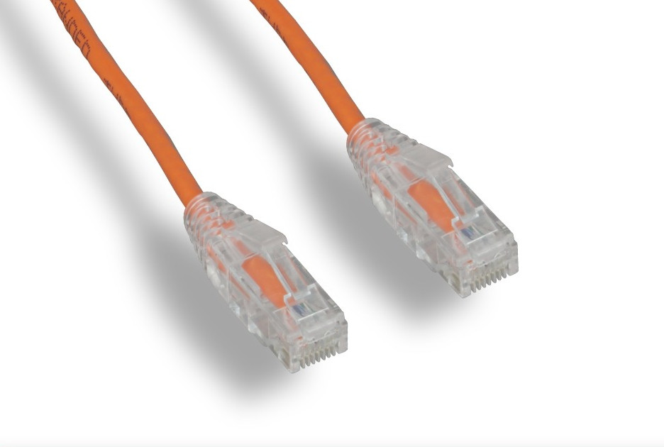 Slim Cat6 UTP Patch Cord Cable 3.6mm OD 1ft 2ft 3ft 5ft 7ft 10ft lot of 1, 5,10