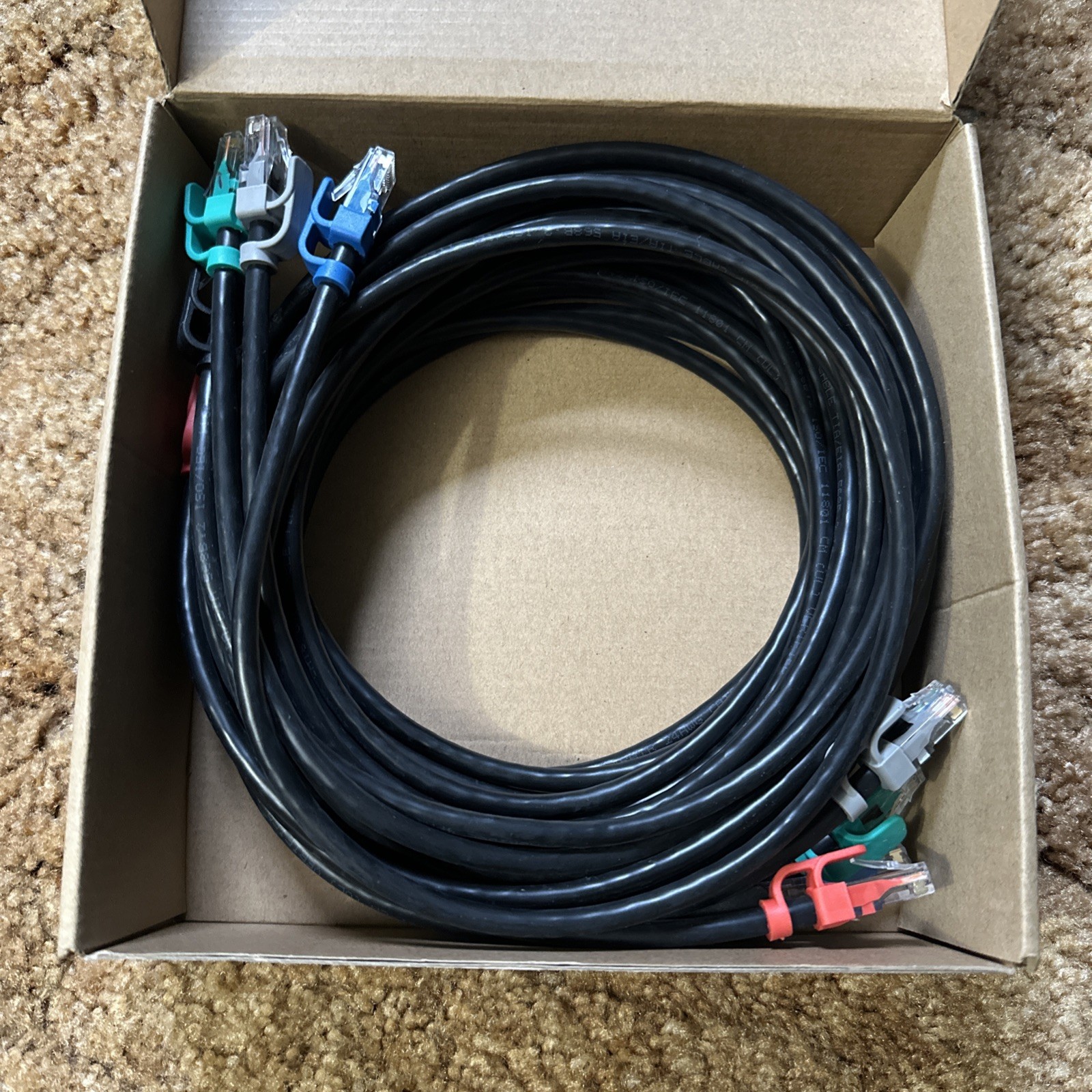 Mediabridge Cat6 Ethernet Patch Cable 5-Pack – 10 Feet – Soft Flex Tab – RJ45