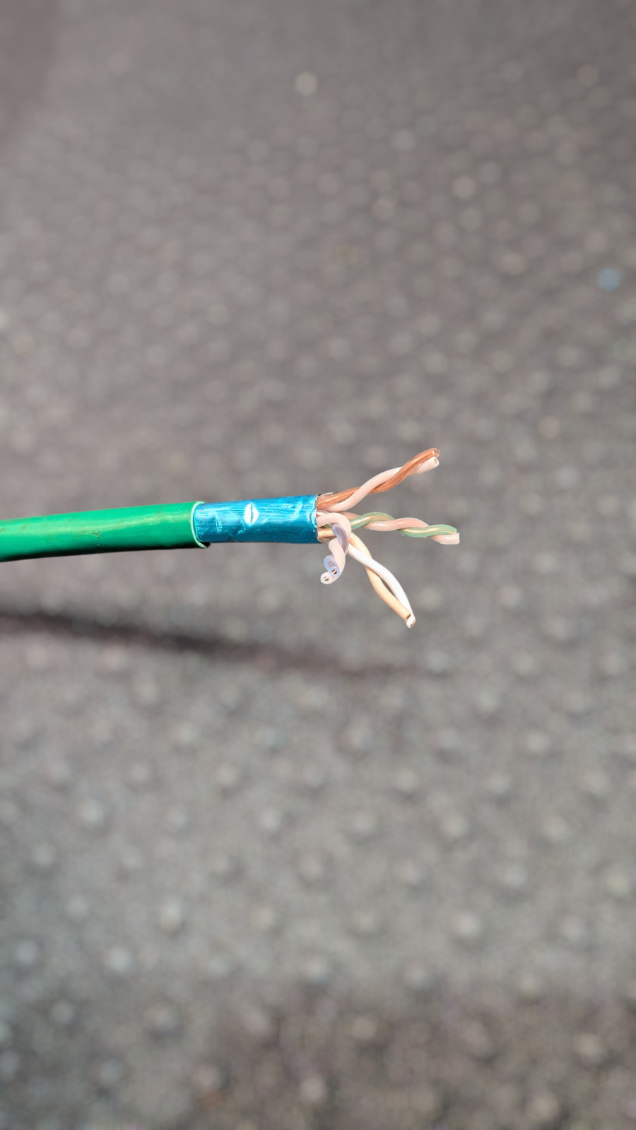 Panduit TX6A 10G Vari-Matrix, Plenum U/UTP, CMP Cat 6A, 4/23 AWG, Green – 1000Ft