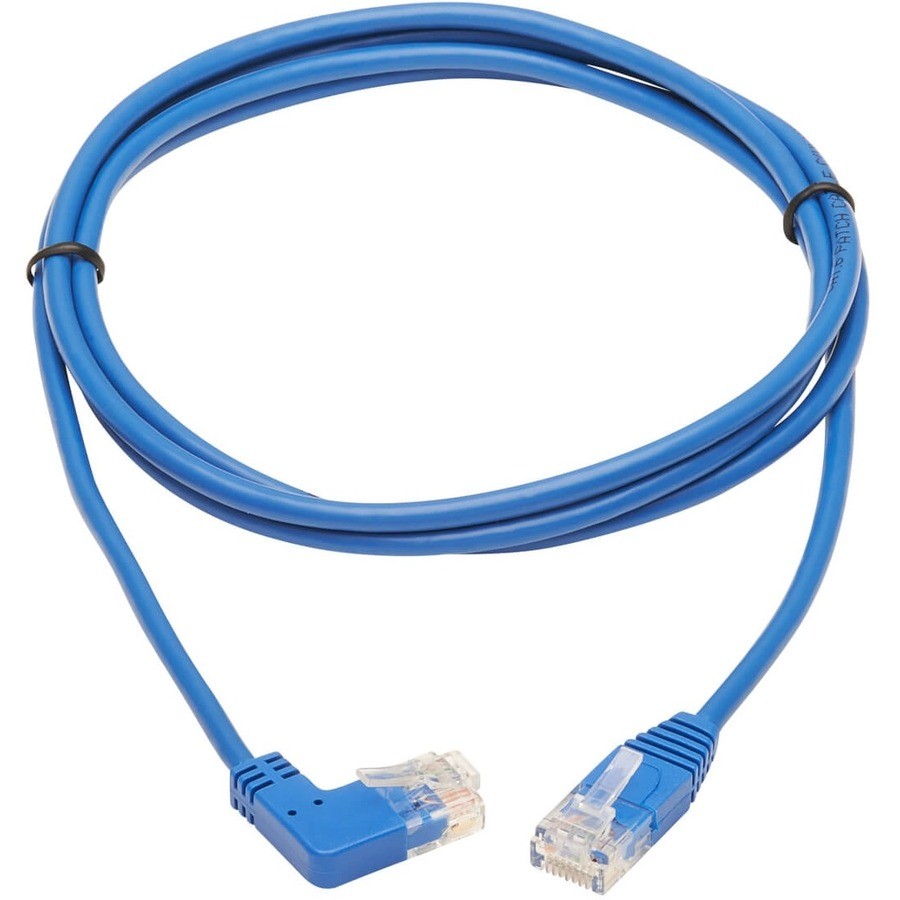 Tripplite N204S05BLRA 5ft Cat6 Ethernet Cable Right Angle Blue