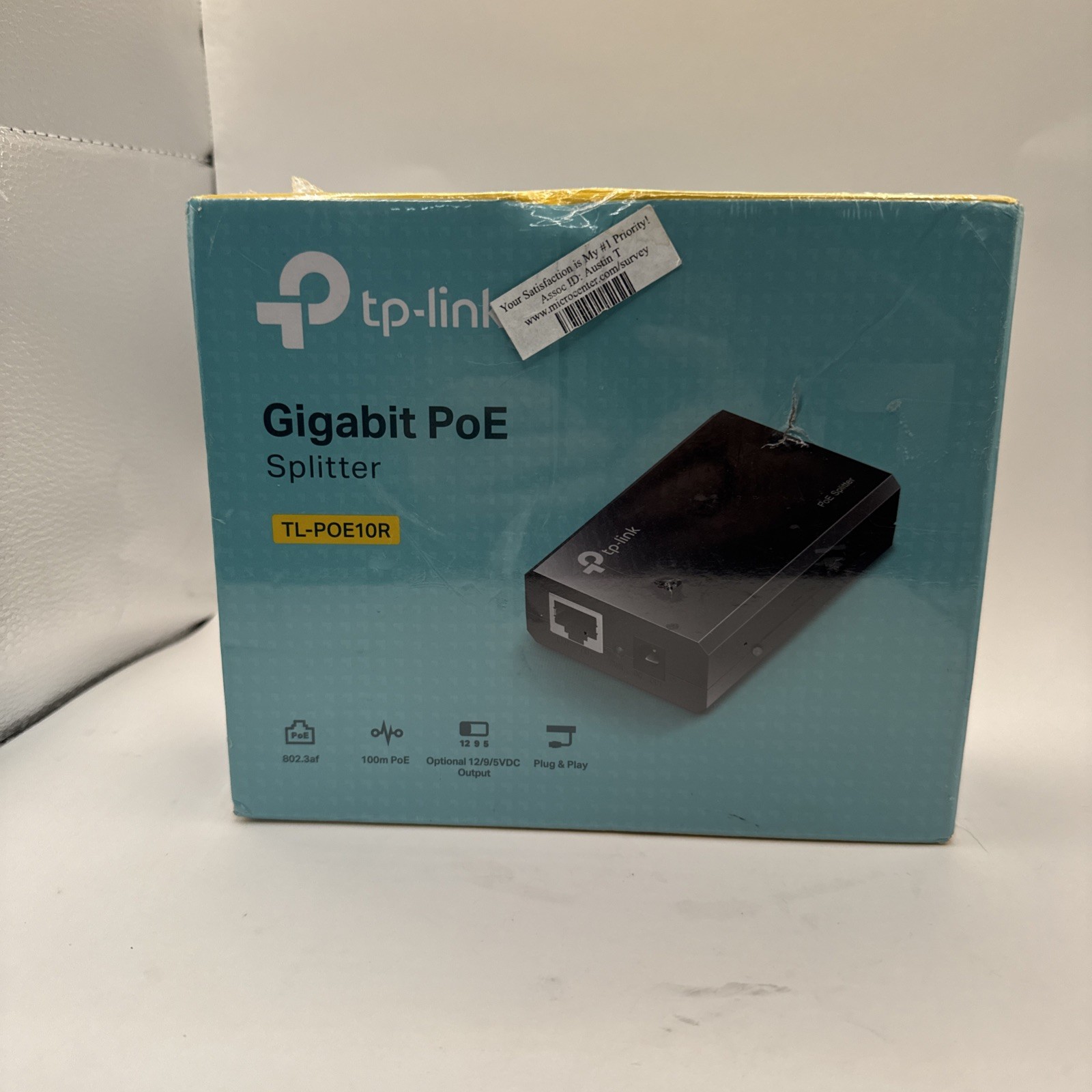 TP-LINK TL-POE10R Gigabit PoE Splitter Adapter – New