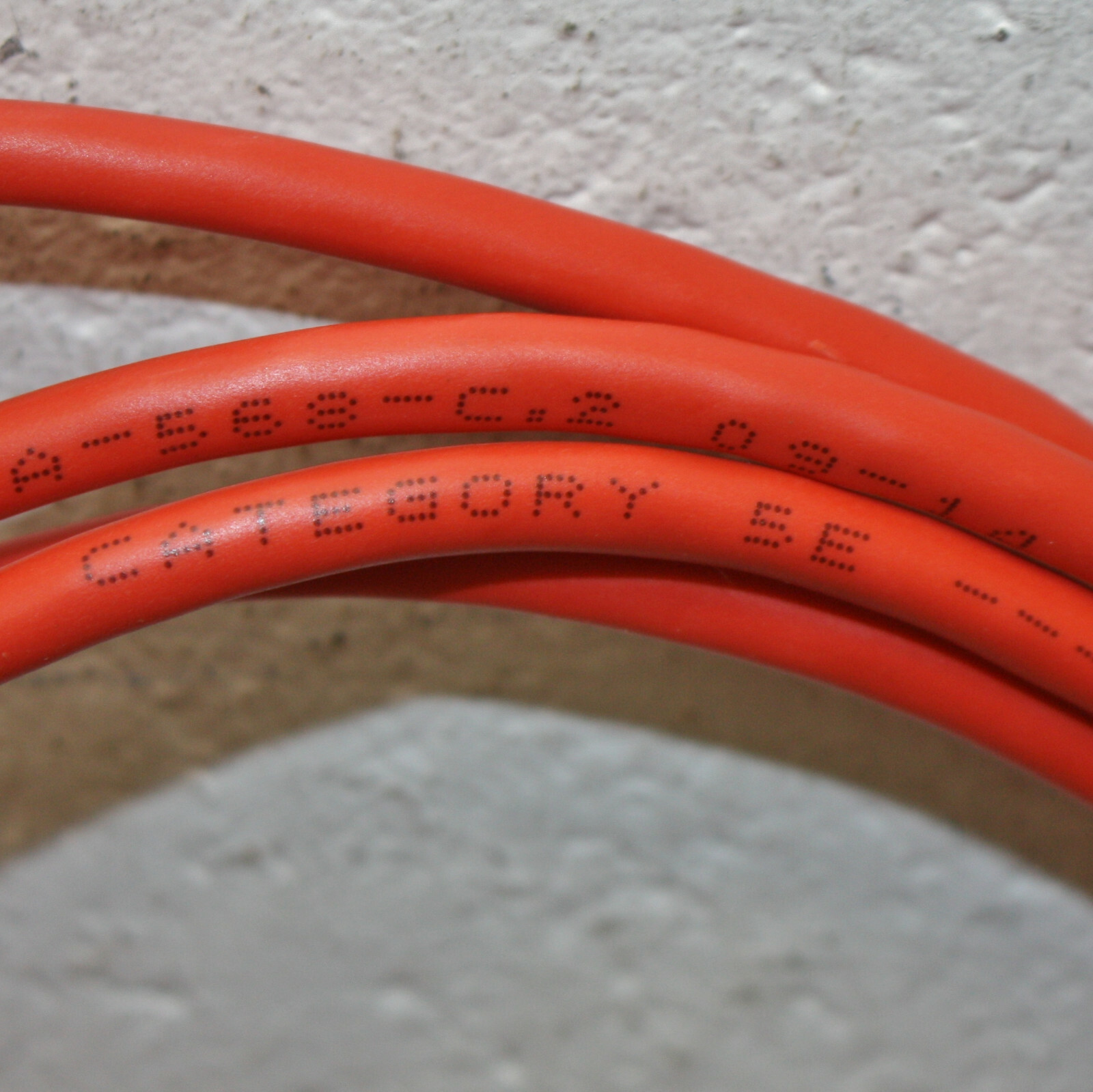(100) Black Box CAT5e Premium Patch Cable, 5ft Ethernet Red, GigaBase 3, 350 MHz