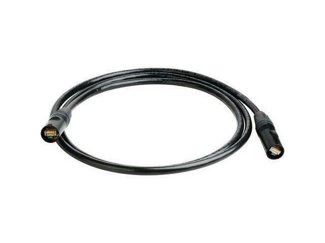 6’FT CAT-6 STP Shielded Ethernet Black Cable w/Neutrik EtherCon RJ45 plugs V2