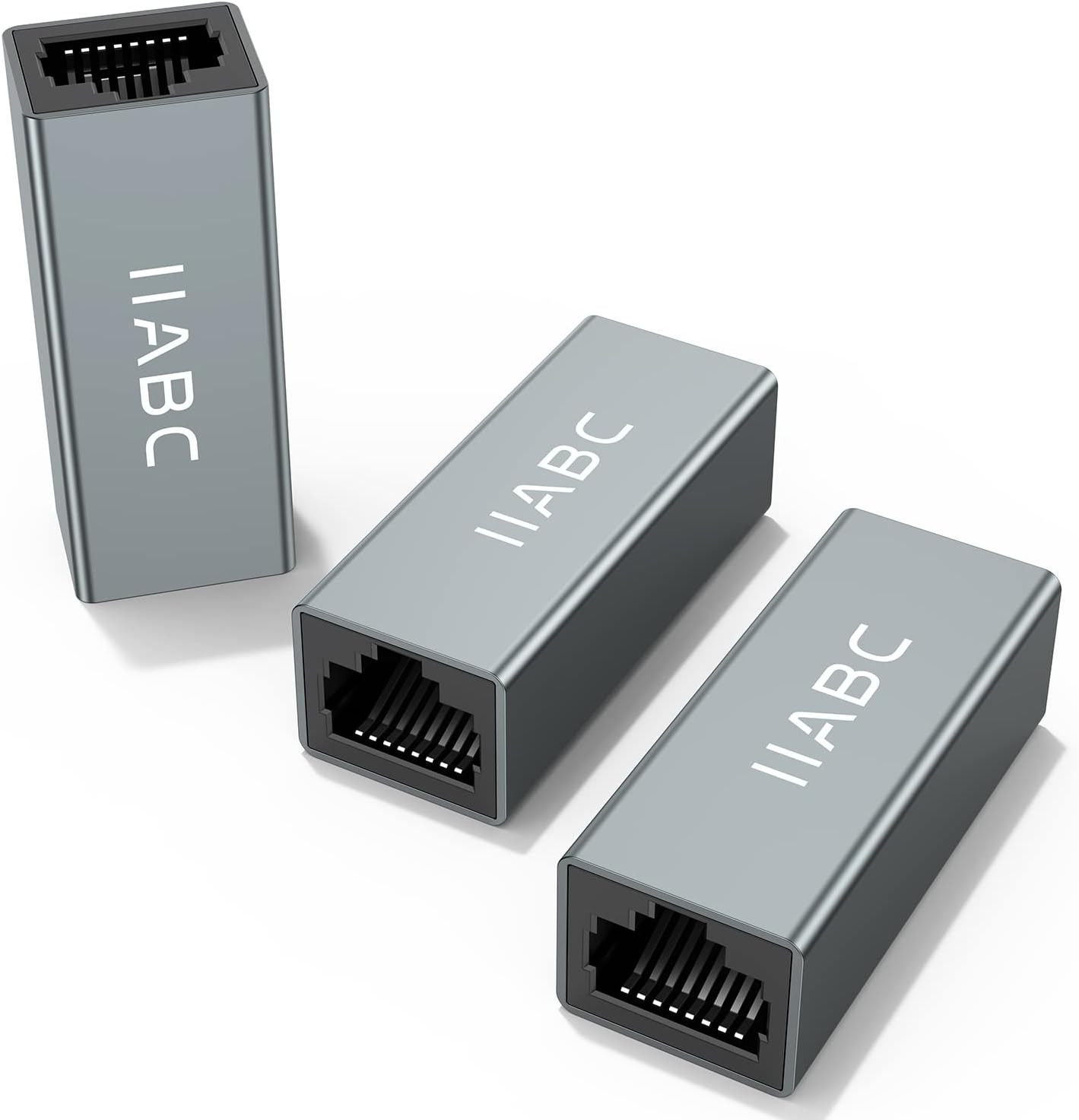 RJ45 Ethernet Coupler 3 Pack – in Line Coupler for Cat7/Cat6/Cat5E/Cat5 Cable Ex