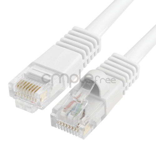 10x 3FT CAT5e Cable Ethernet Lan Network CAT5 RJ45 Patch Cord Internet White NEW