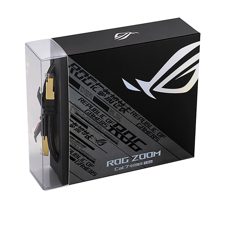 ASUS ROG Cat7 1.5M/3M Gaming LAN Network Cable Up To 600MHz 10GB Transfer Rates