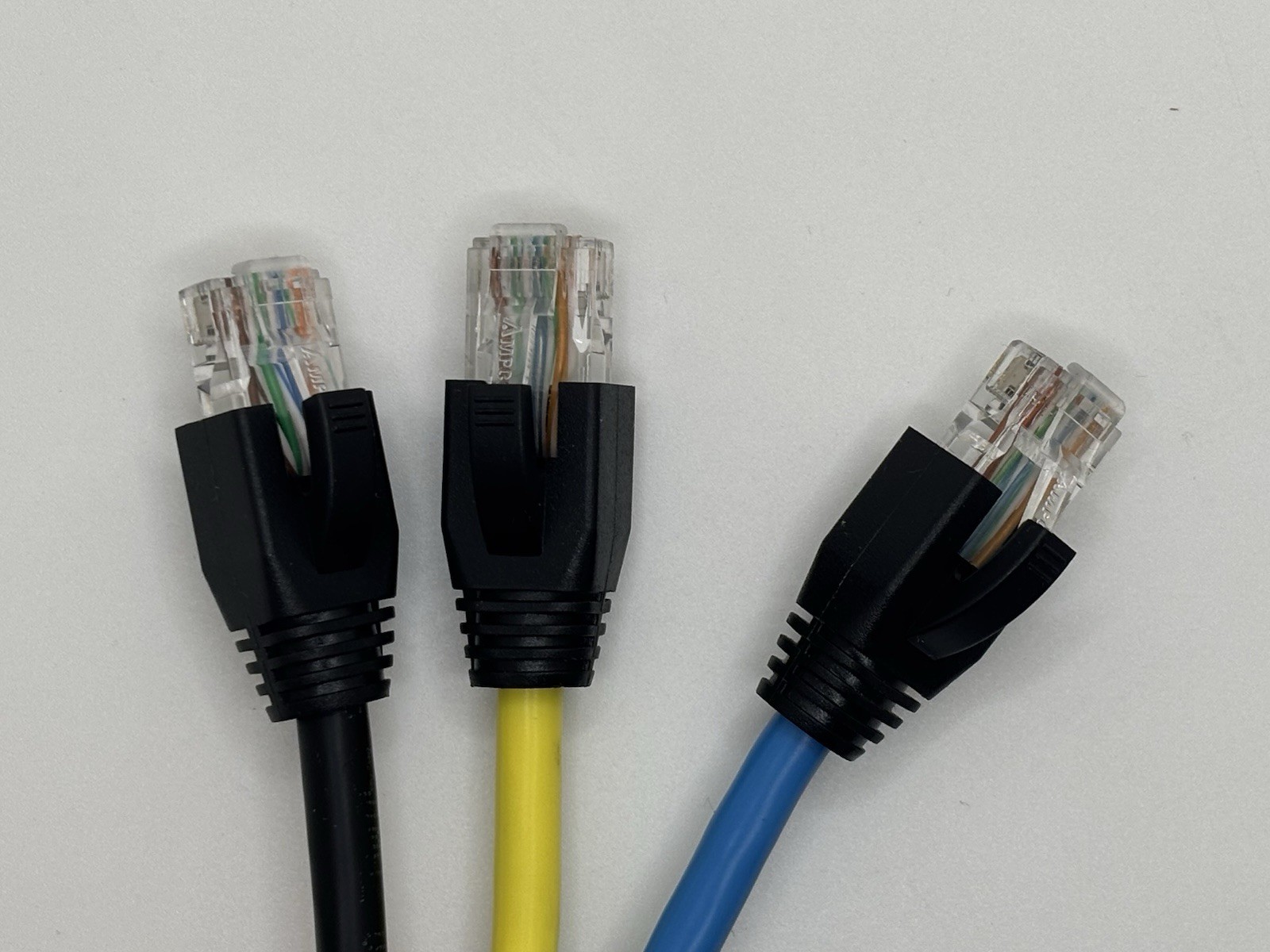 LOT Custom Sizes Cat6 23awg Outdoor UTP Ethernet Cable solid copper w/ RJ45 ends