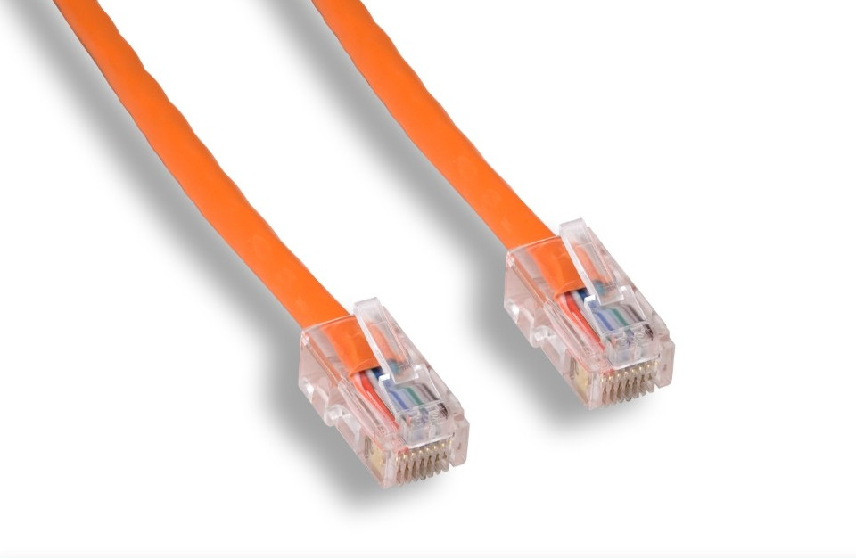 Cat6 550MHz patch cable non-booted 1ft 2ft 3ft 5ft 6ft 7ft 10ft Lot of 1,5,10