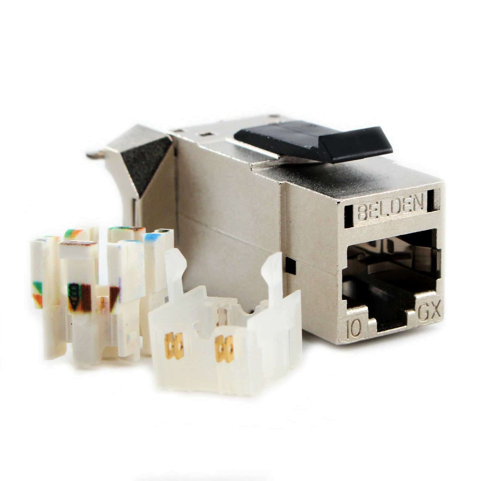 BELDEN RVAMJKSME-S1 Shielded Cat6A Revconnect Modular Jack RJ45 / 10GXS 10G, STP