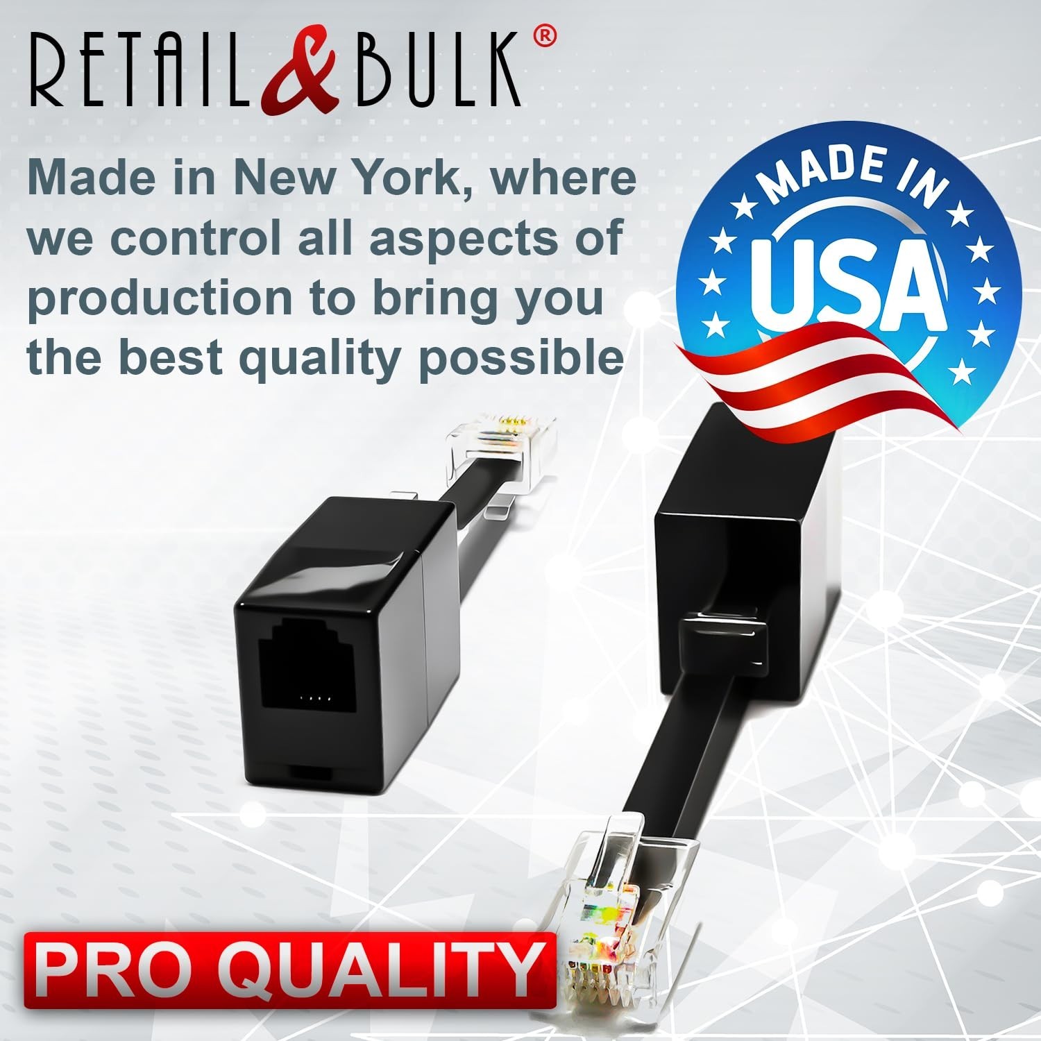 1-Pack RJ11 to RJ45 Adapter Phone Line to Ethernet – RJ11 Female to RJ45 Male…