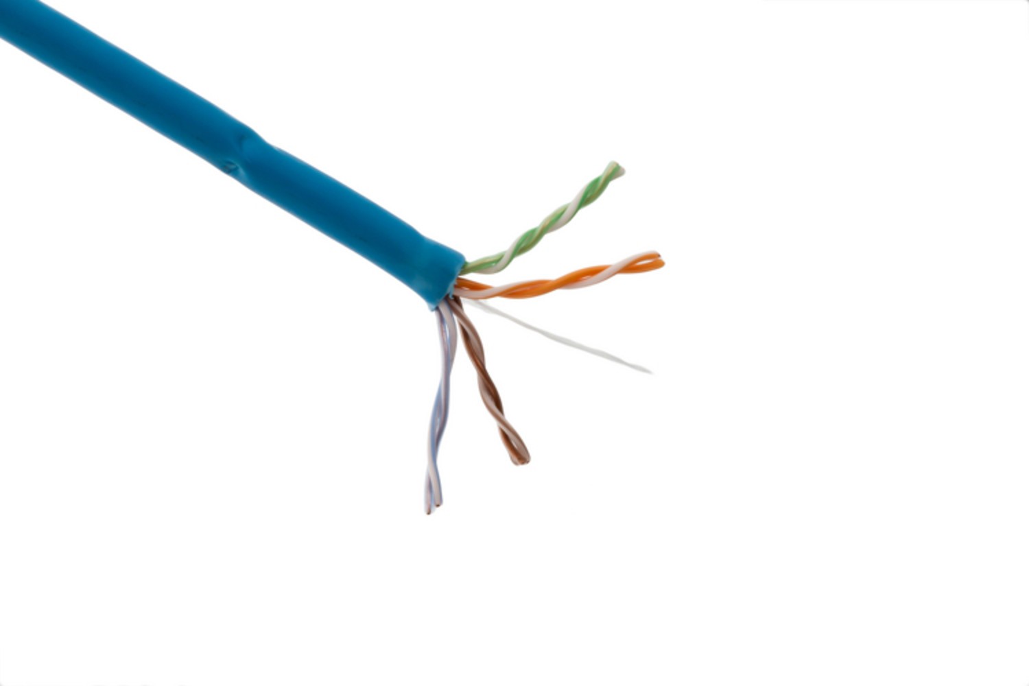 Cat6 Ethernet Cable 1000′ Pull Box, 550MHZ Plenum, Blue – Lifetime Warranty