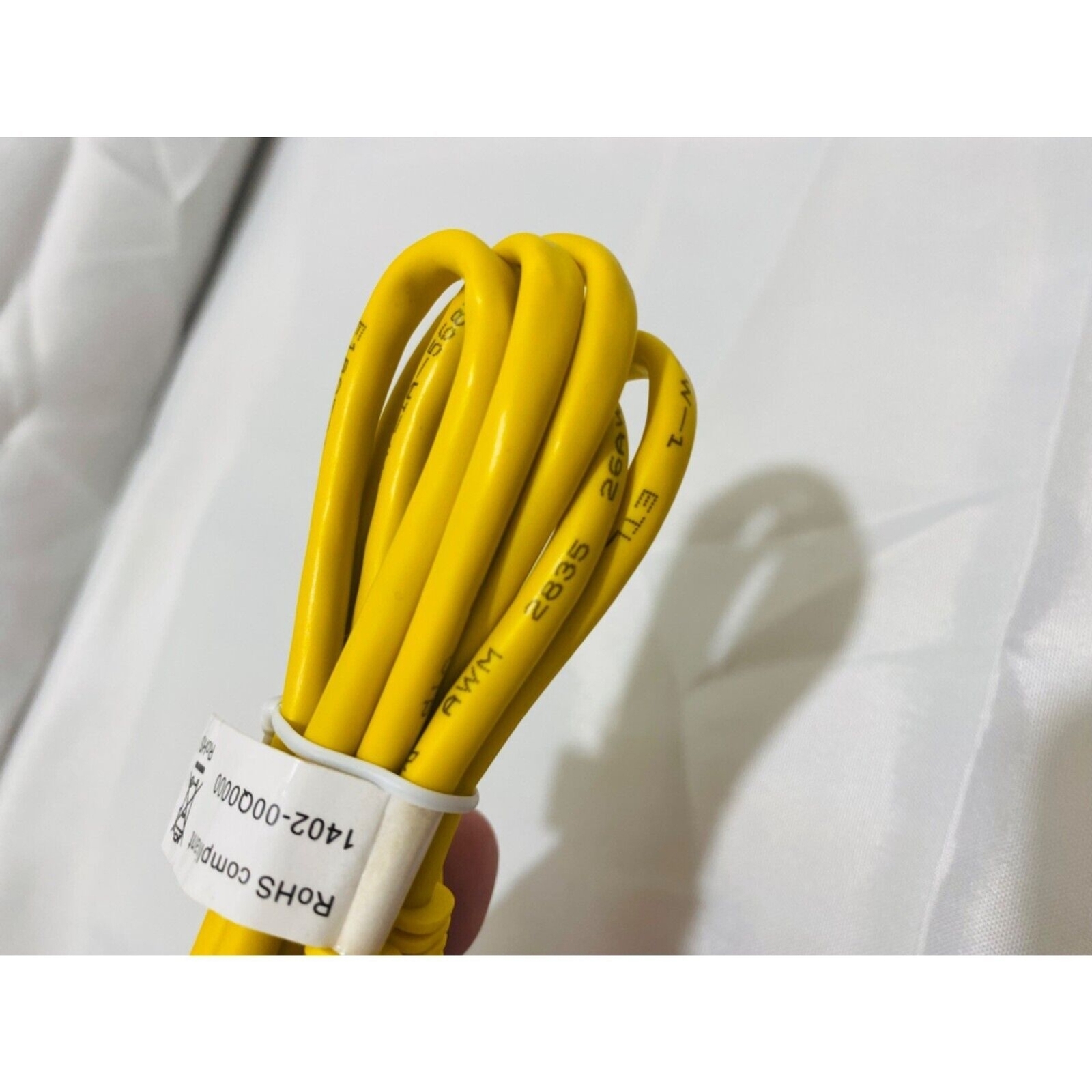Ethernet Cable 4 Foot Length Yellow Patch Cable Male to Male Lucent-O Systimax