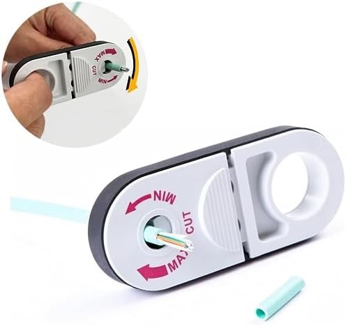 Universal Network Cable Stripping Tool for Cat5e-Cat8 Coax White