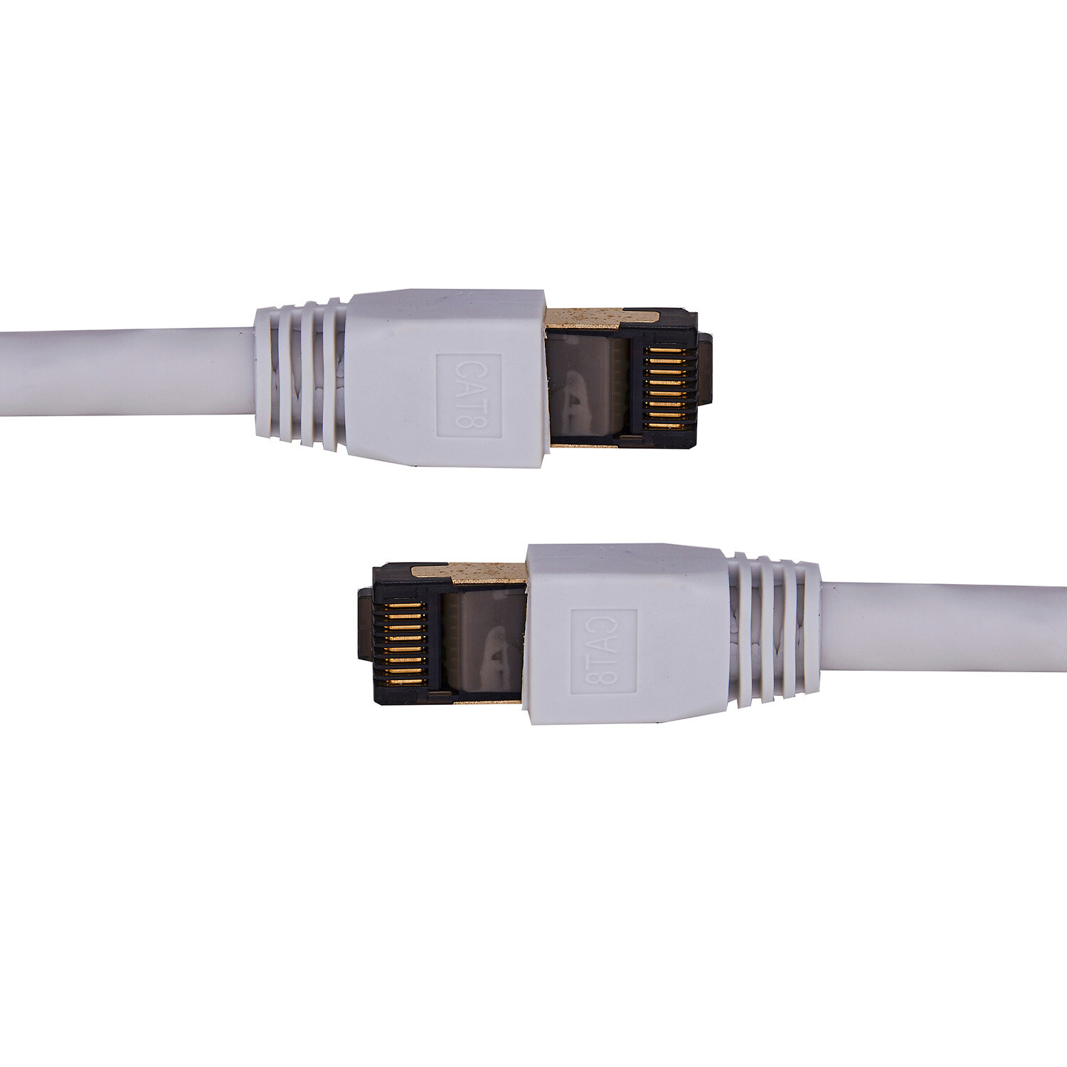 Cat8 Ethernet Cable RJ45 Shielded High Speed 40Gbps Internet White Copper Lot