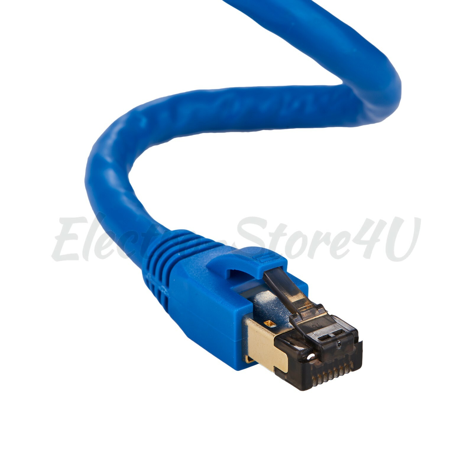 CAT8 Ethernet Cable Blue Copper RJ45 Network Lan Patch Cord SFTP 26AWG Lot