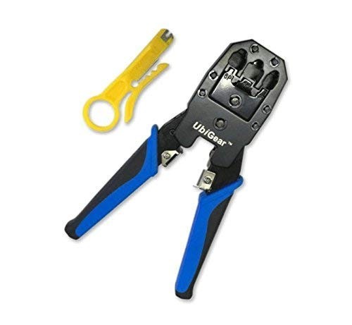 CAT6 500′ FT UTP Cable 100 RJ45 Connector Network/Phone Tester Crimper Tool Kits