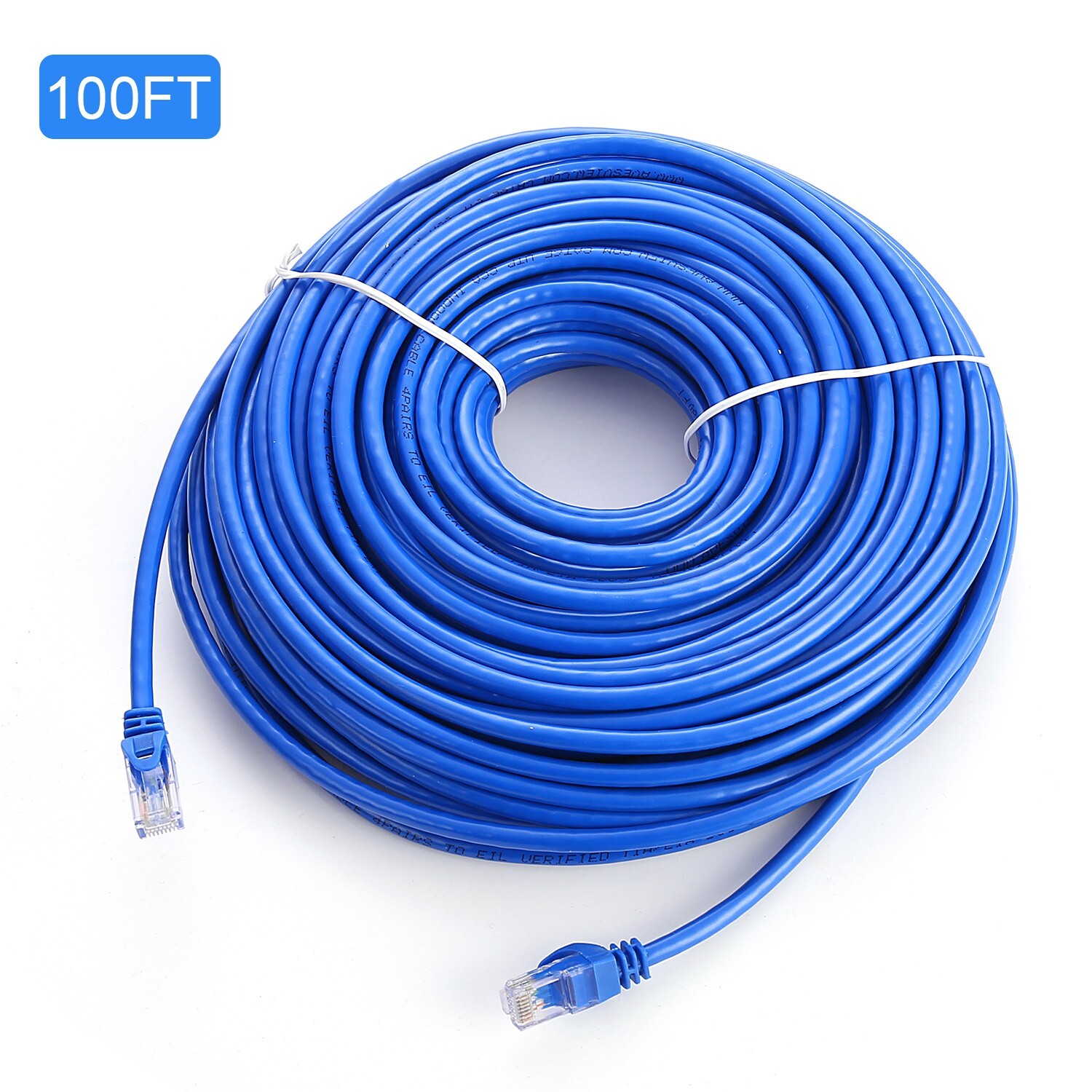 AvesView CAT6 Ethernet Patch Cable High Speed 550Mhz UTP 25FT 50FT 100FT – Blue