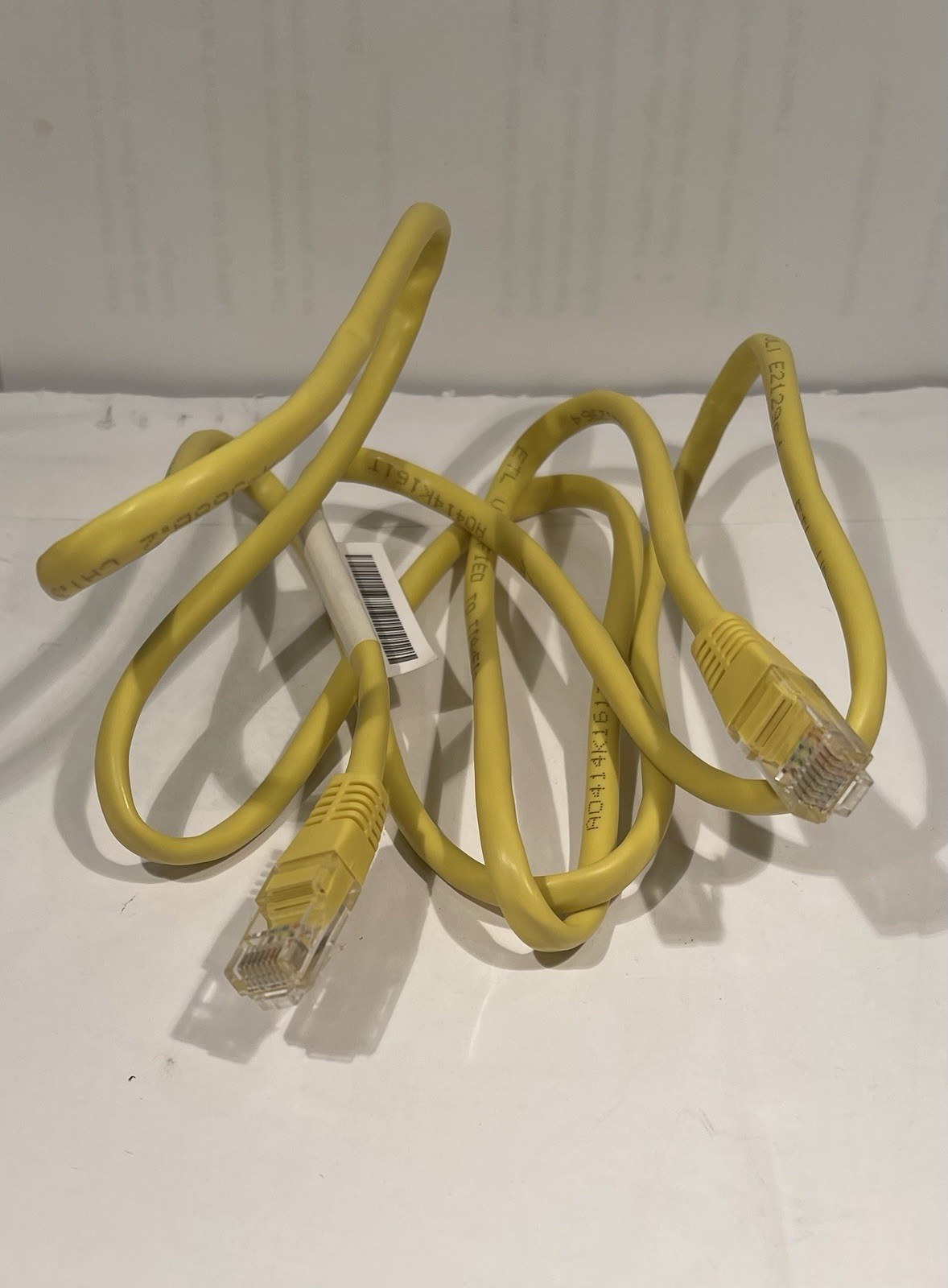 5 Foot Ethernet Cable/Cord Yellow – Cat5, 30V, 24AWG Network Patch Cord – NEW