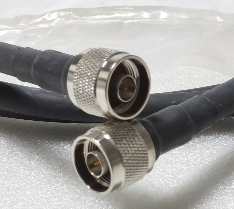 L-COM CA-NMNMT010 Cable Assembly Coaxial N-Type to N-Type 120.0″ (3.0m) 10.0′