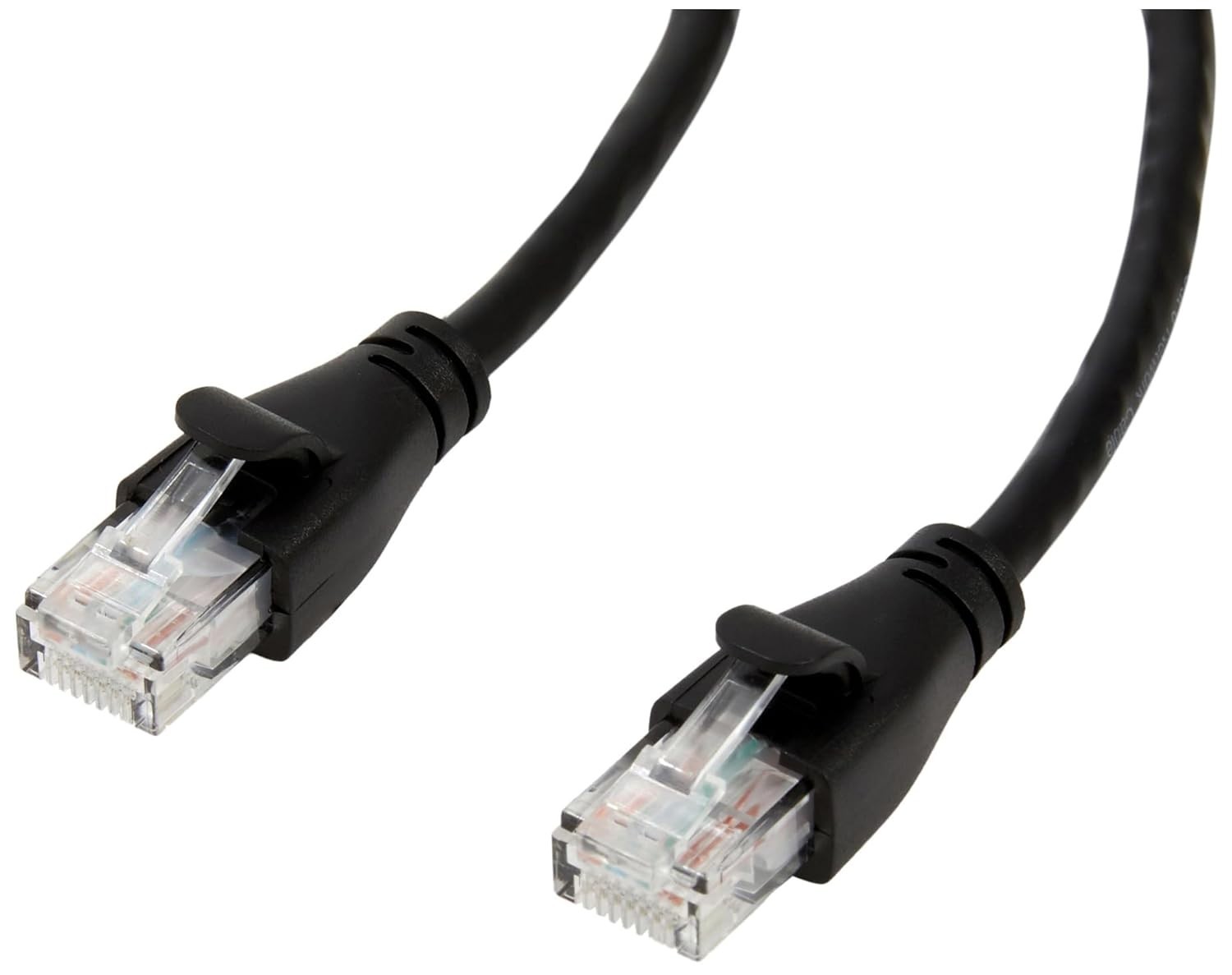 Universal 14 Foot Cat-6 Ethernet Cable Black for High Speed Internet Connection