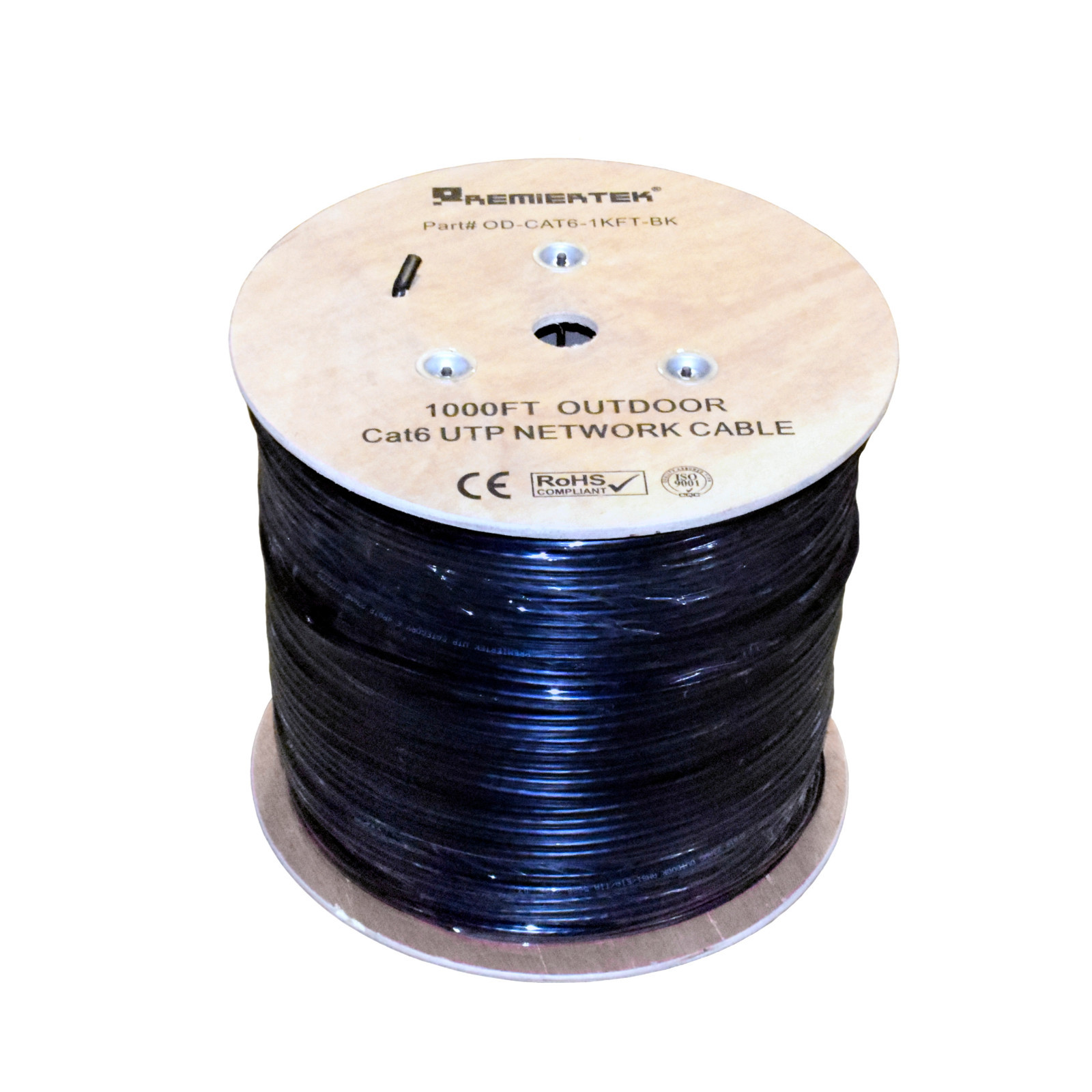 1000ft Outdoor CAT6 UTP UV/CMX 23AWG Waterproof Direct Burial Network LAN Cable