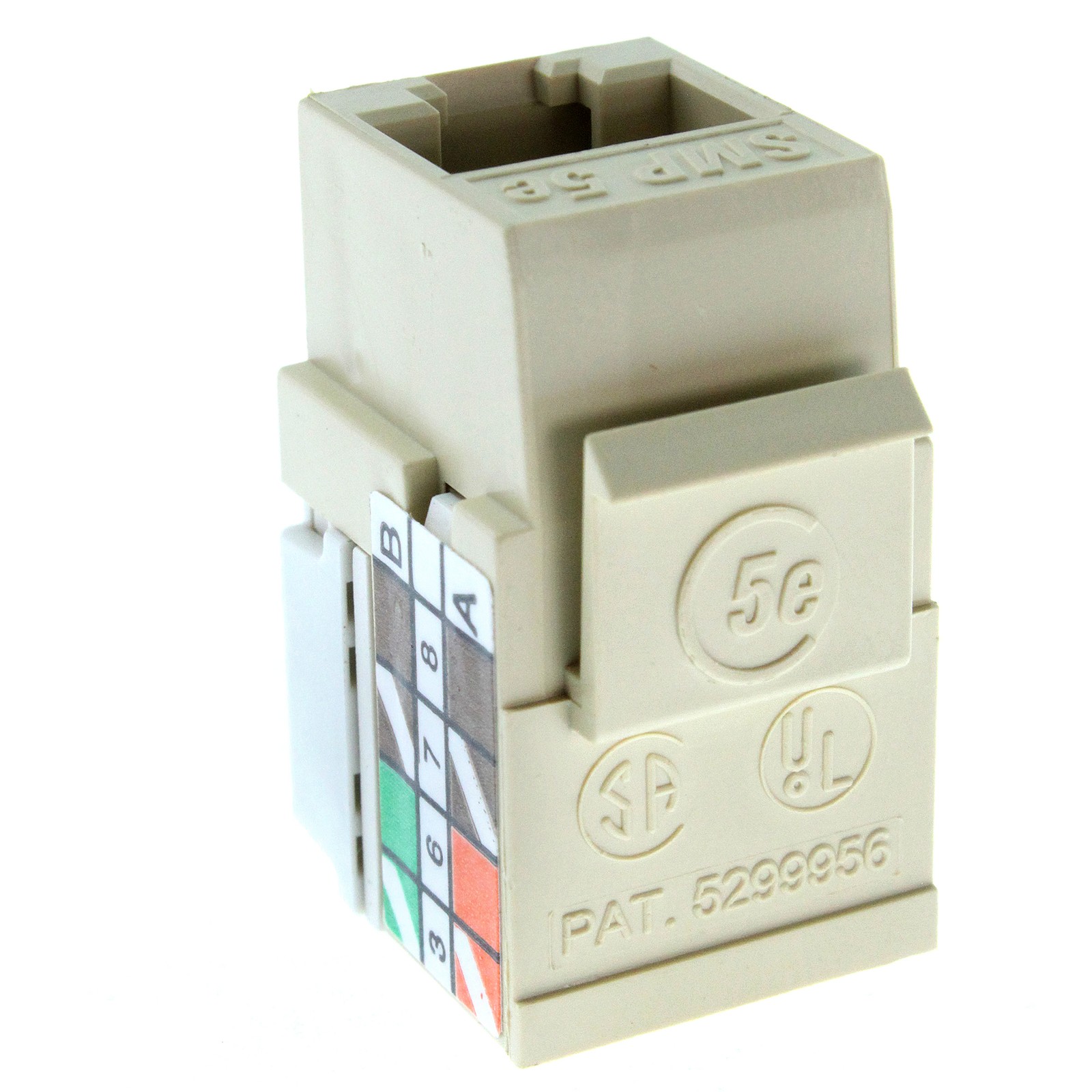 SMP DATA KMJA5E00 UNIVERSAL KEYSTONE CATEGORY 5E JACK, CAT5E JACK (50 PACK)