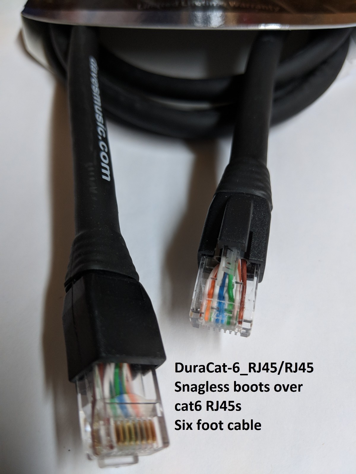 NEW PROCO 6 foot DURACAT-6 cat6 UTP Patch Cable Snag-less Boots over RJ45