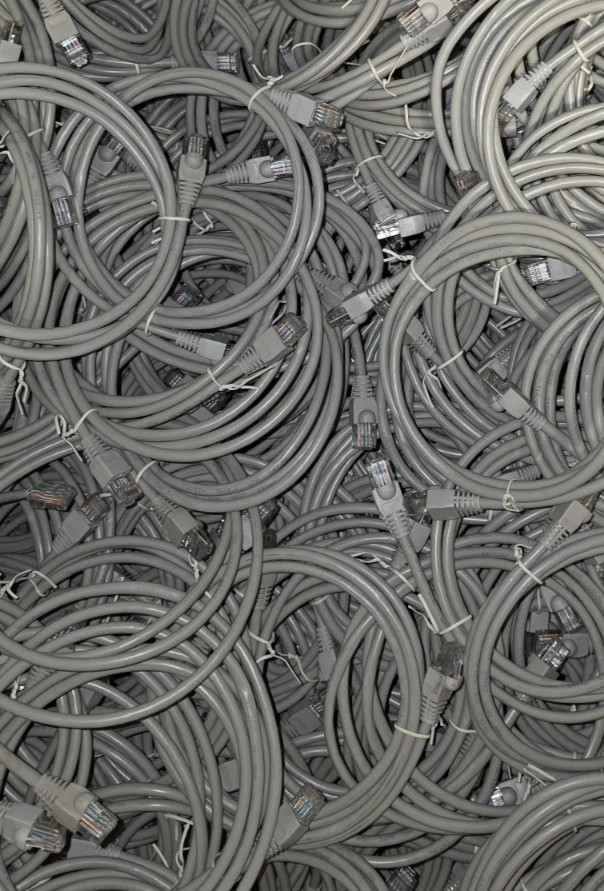 1000 – 5ft RJ45 CAT5E Ethernet LAN Network Cable Patch Cord Networking Grey