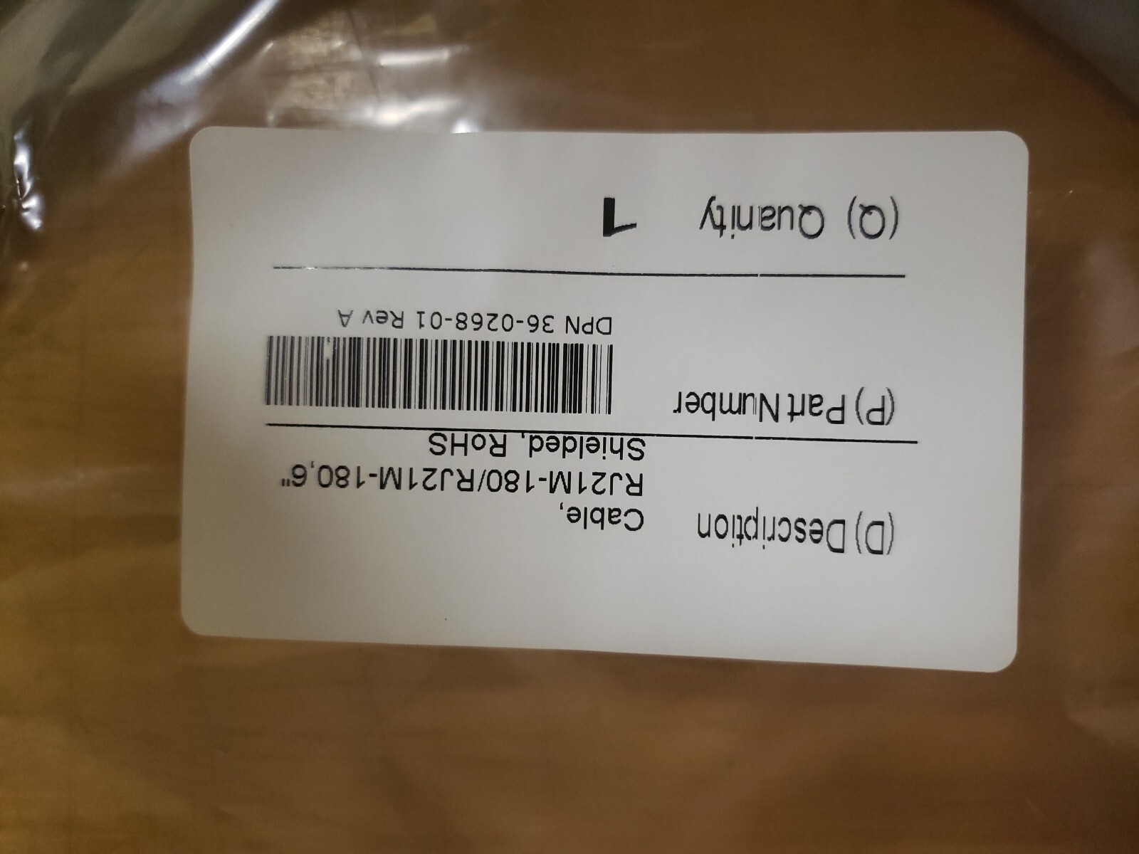 Dialogic NMS 83225 -RJ-21M-180/RJ-21M-180, 6′ (1.8m), shielded, RoHS (CG boards)