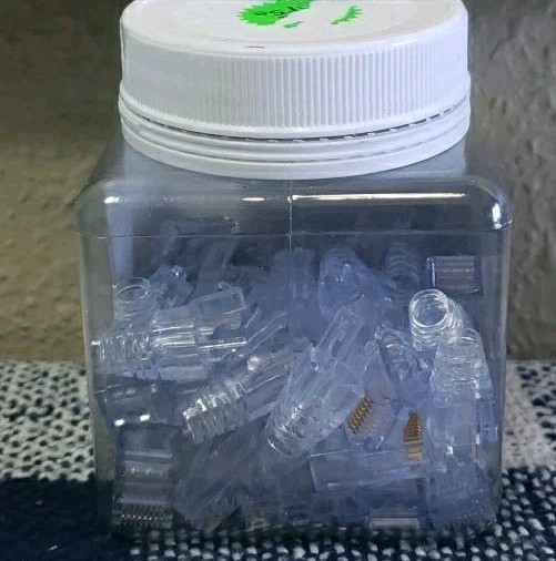 Platinum Tools 202015J EZ-RJ45 Cat5e Connectors EZ-RJ45 Strain Reliefs Read Desc