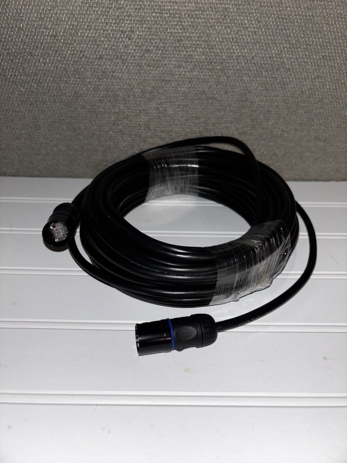 50-Foot Ethercon Compatible RJ45 CAT6 FTP OFC Cable with Removable Shell