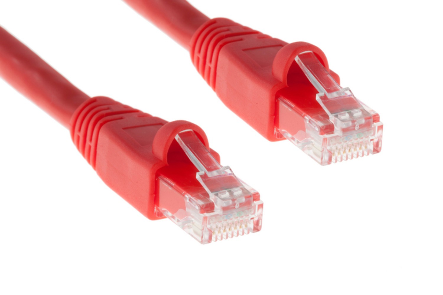 CAT6A Ethernet Patch Cable, Snagless, 35′, Red – Lifetime Warranty