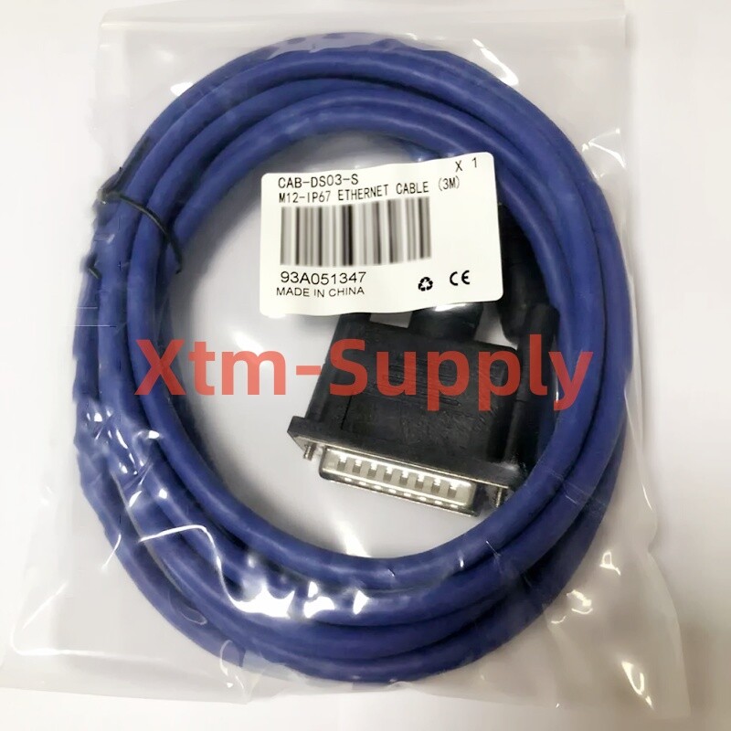 1pc brand new for Datalogic 17 Pin Ethernet Cable CAB-DS03-S M12-IP67 To CBX 3M