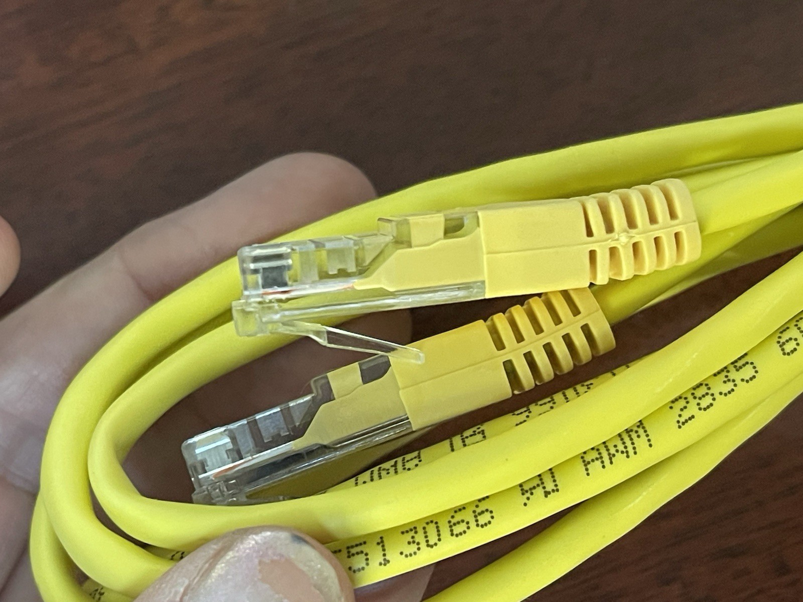 CAT 5e UTP YELLOW 6′ ft Ethernet Cable Category 5e 26AWG