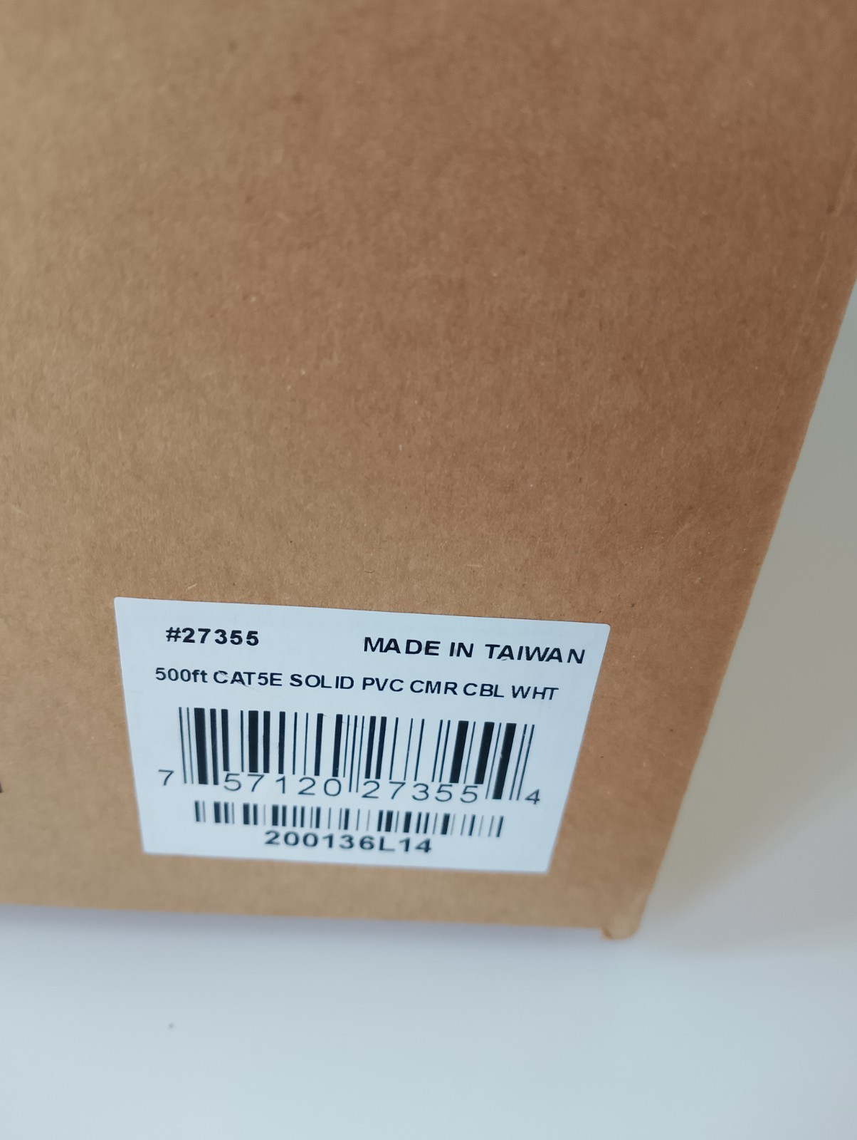 C2G 500ft Cat5E UTP 350 MHz Stranded PVC CM Rated Cable Gray ANSI/TIA-355
